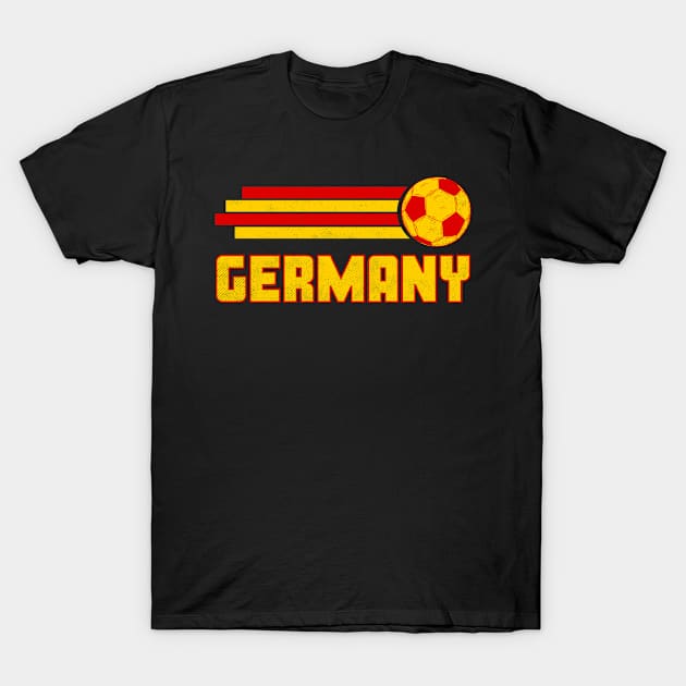 Germany Football Retro Vintage T-Shirt by Ruffeli